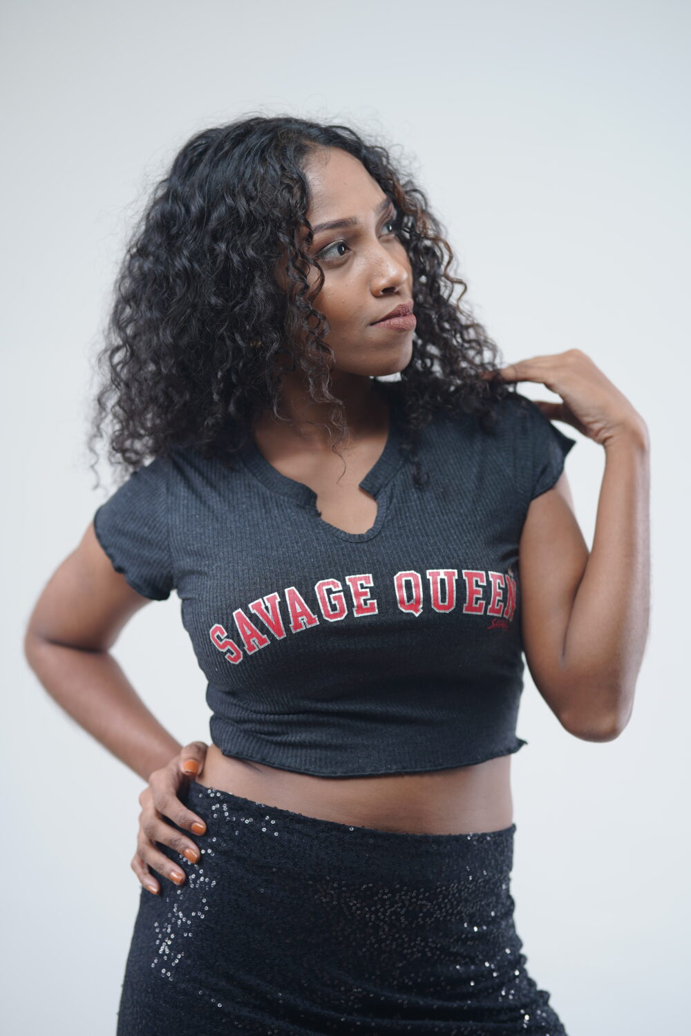 SAVAGE QUEEN CROP SHIRT - Image 4