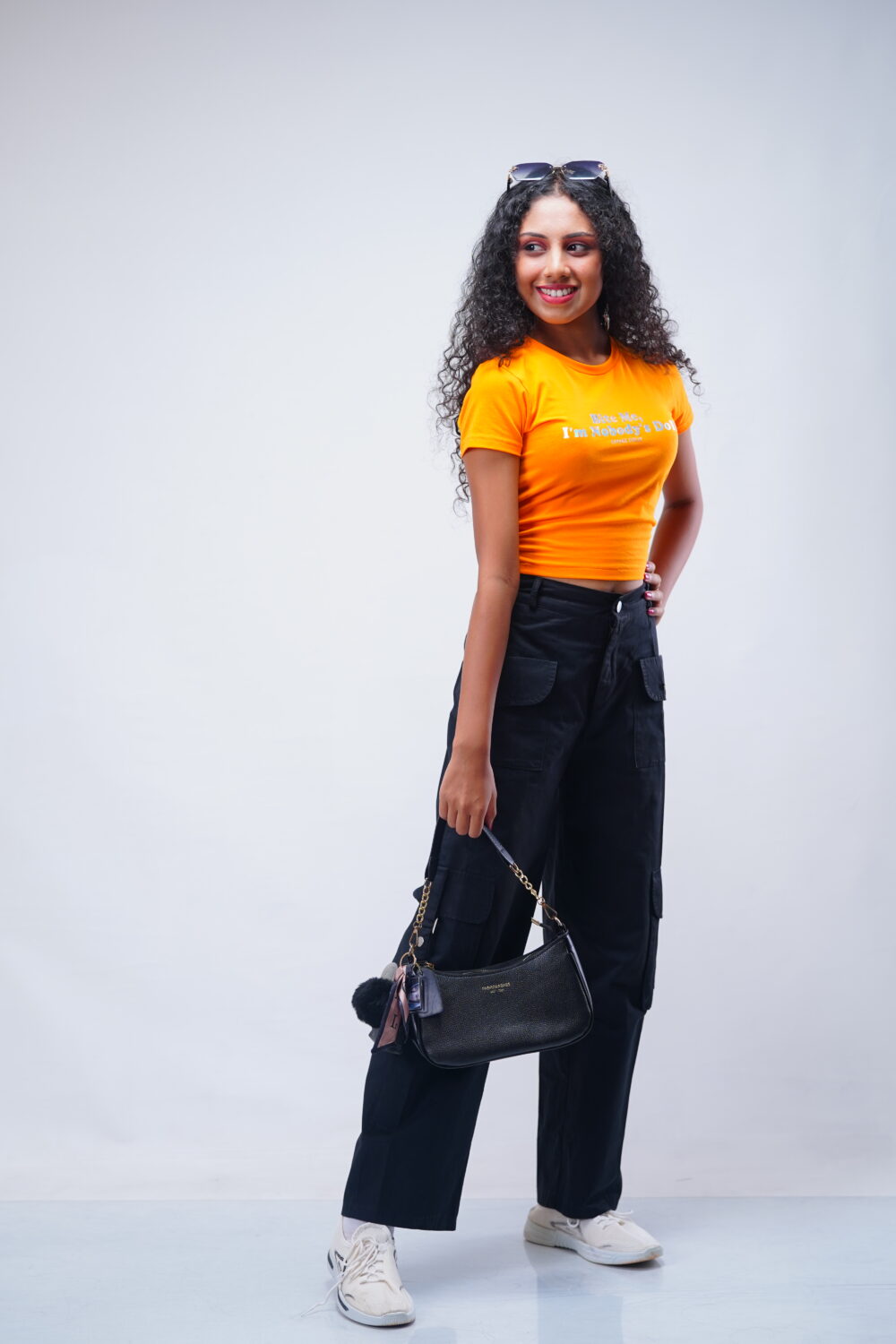 CREW NECK CROP SLIM FIT T SHIRT - Image 3