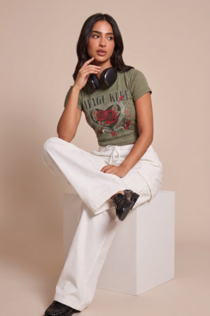 CREW NWCK WAFFLE T-SHIRT