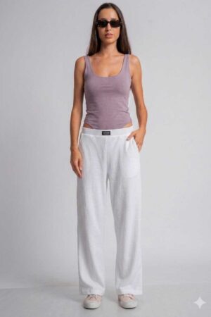 DOUBLE LAYER SQUARE NECK BODYSUIT