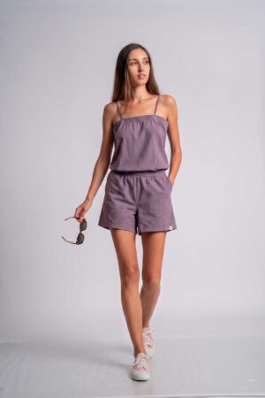 STRAPY SHORT JERSY JUMPSUIT